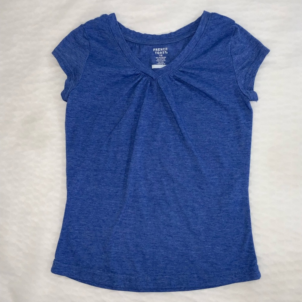 Girl’s French Toast Blue Tee Size 7/8